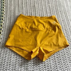 Gymshark Unique Mustard Shorts